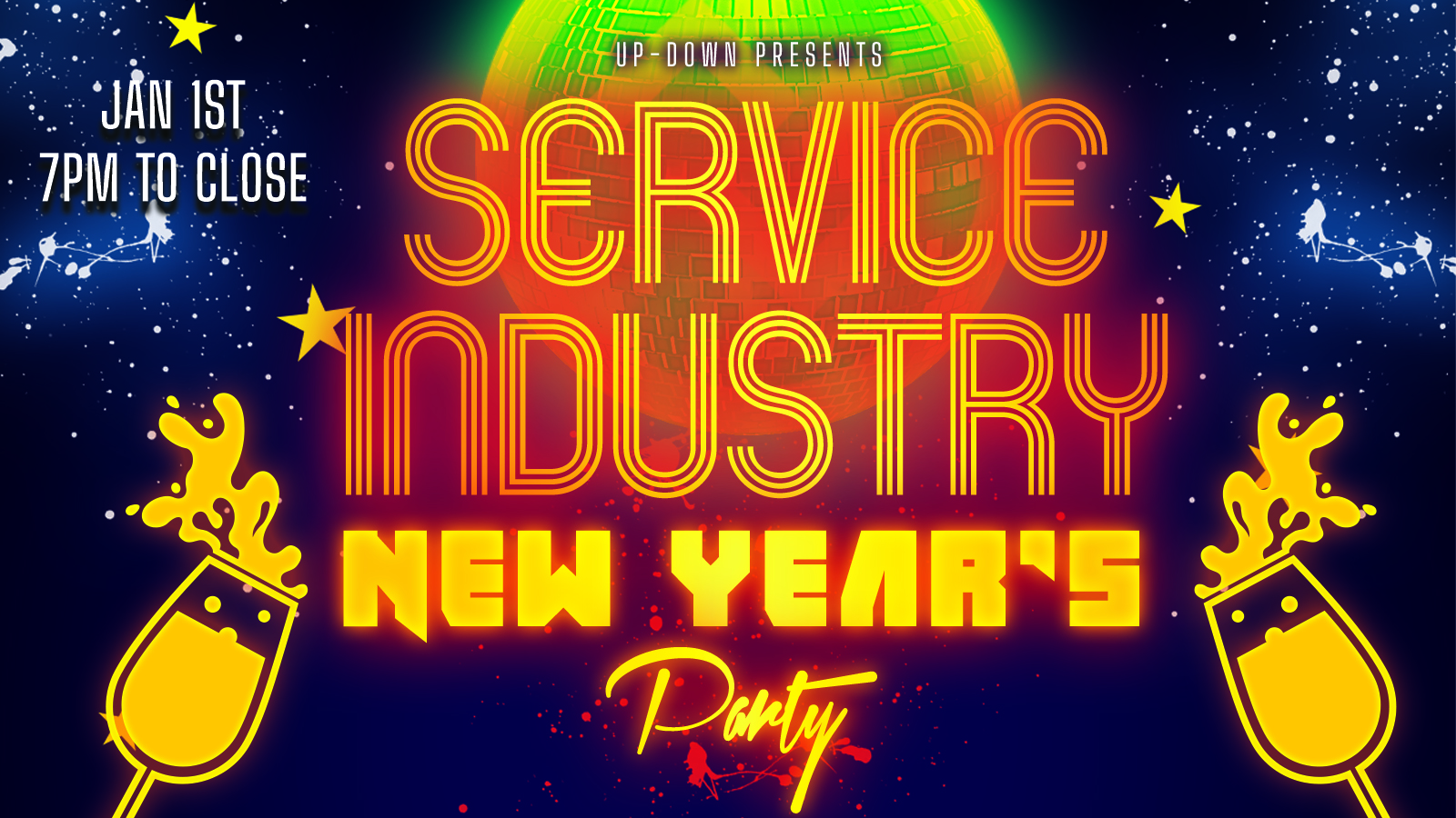 Service Industry New Years Eve Party