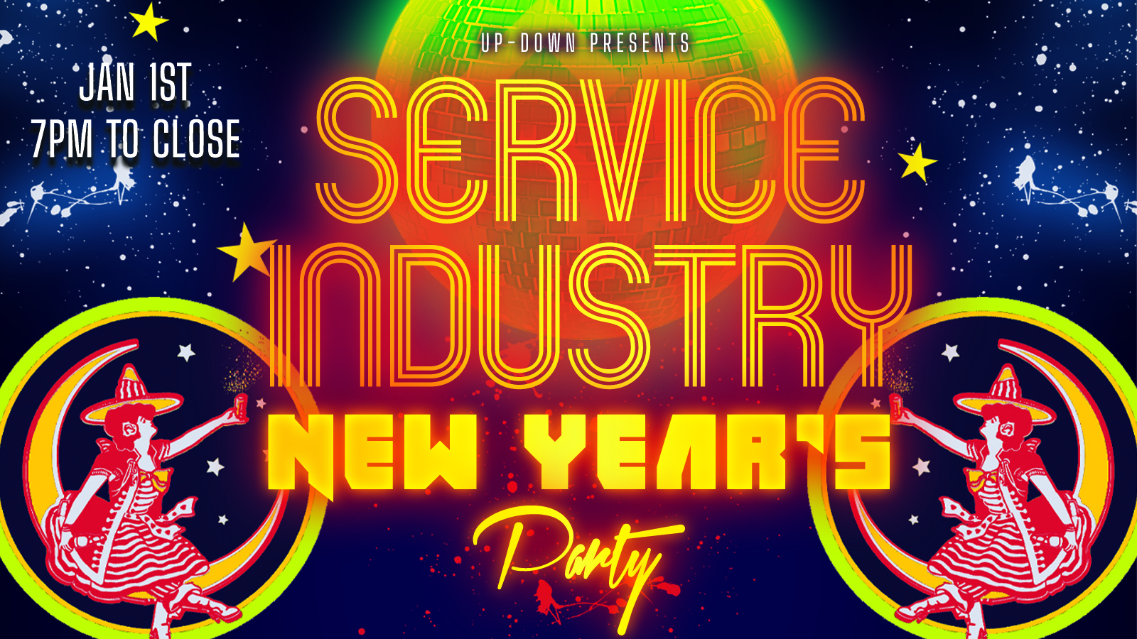 Service Industry New Year’s Eve Party