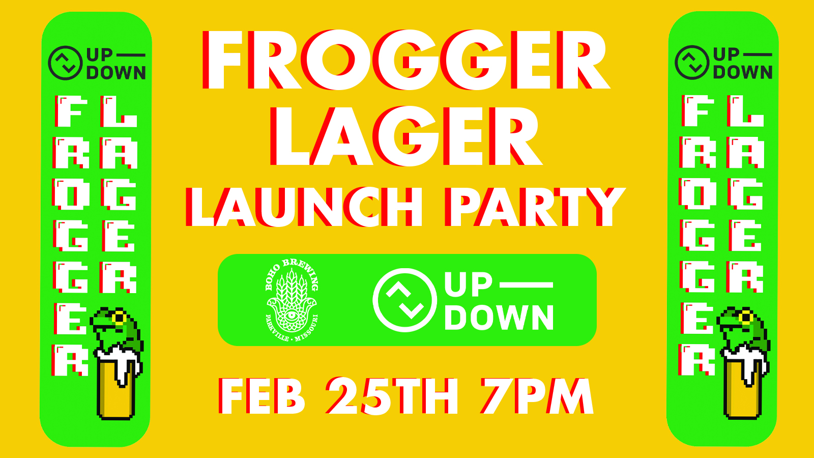 Frogger Lager Launch Party