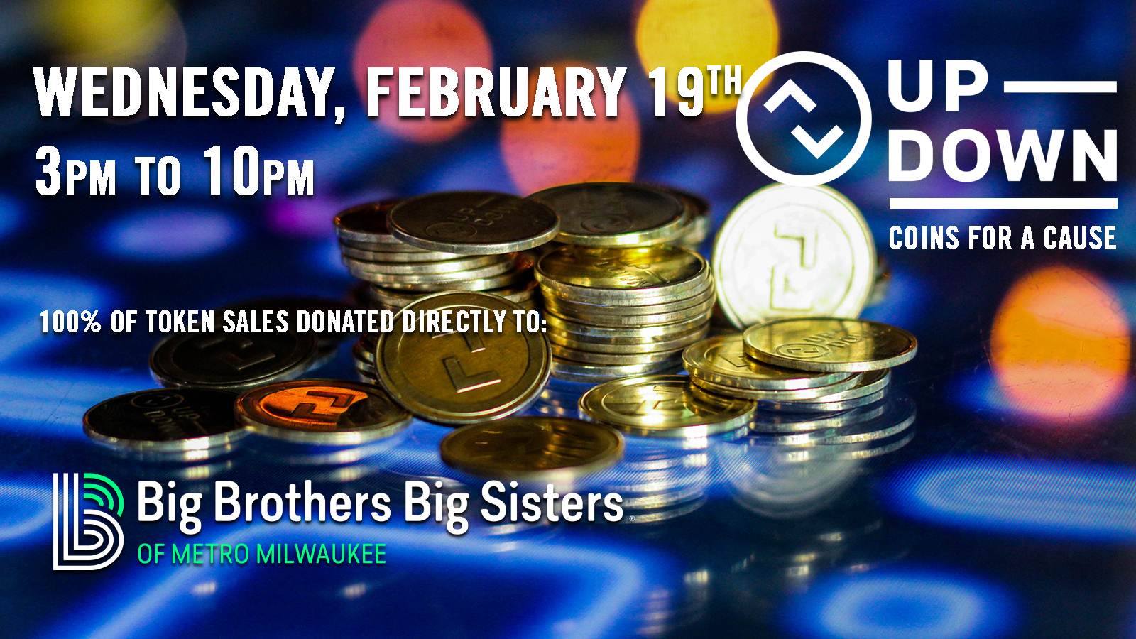 Coins for a Cause supporting Big Brothers Big Sisters of Metro Milwaukee